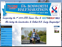 Tablet Screenshot of bosworthhalf.com